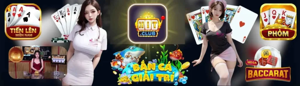 HITCLUB BANNER TÀI XỈU, BẮN CÁ